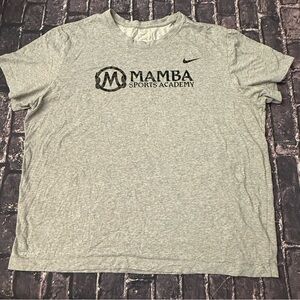 1st edition Nike Mamba Sports Academy Kobe Bryant Men’s Gray 2XL T Shirt Dri Fit